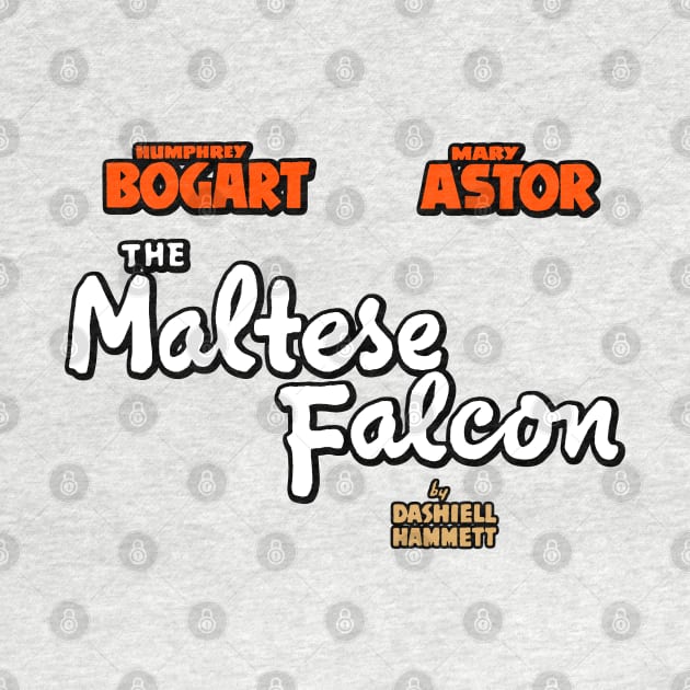 The Maltese Falcon Starring Humphrey Bogart by Noir-N-More